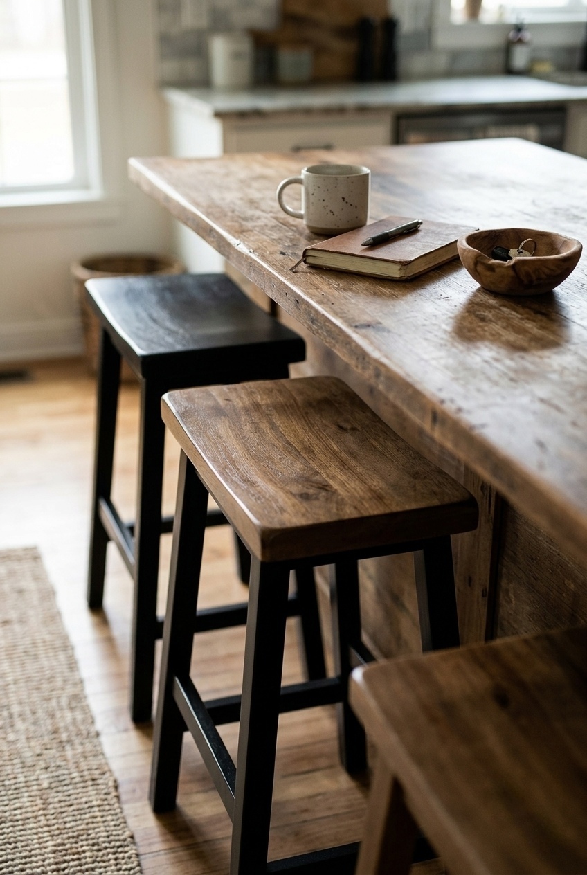 The Warm Solid Wood Touch Your Kitchen Island Is Missing