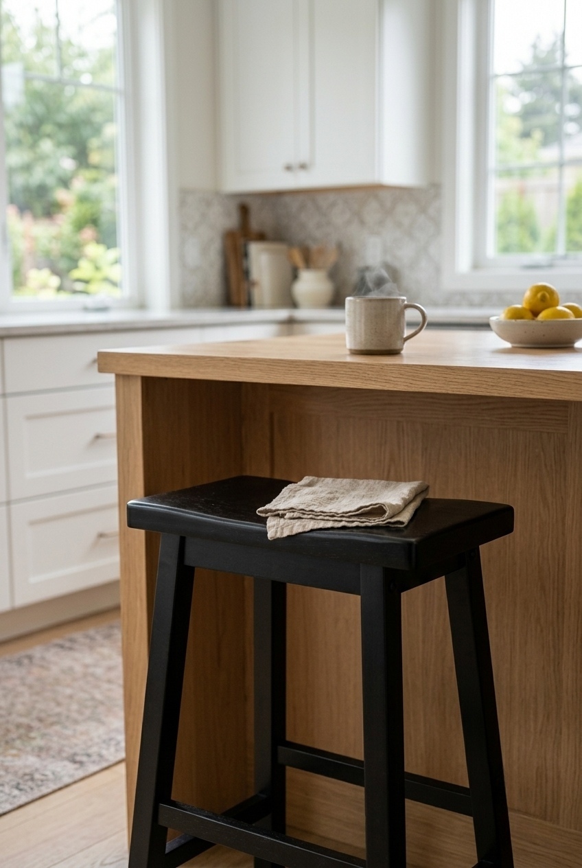 The Warm Solid Wood Touch Your Kitchen Island Is Missing