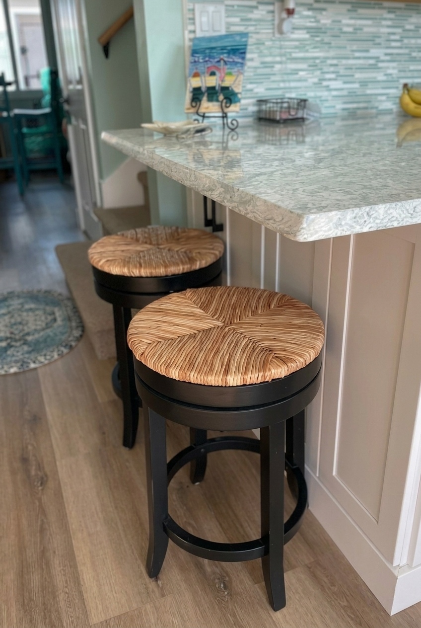 Red Barrel Studio Tamasin Swivel Bar Counter Stool W002839603
