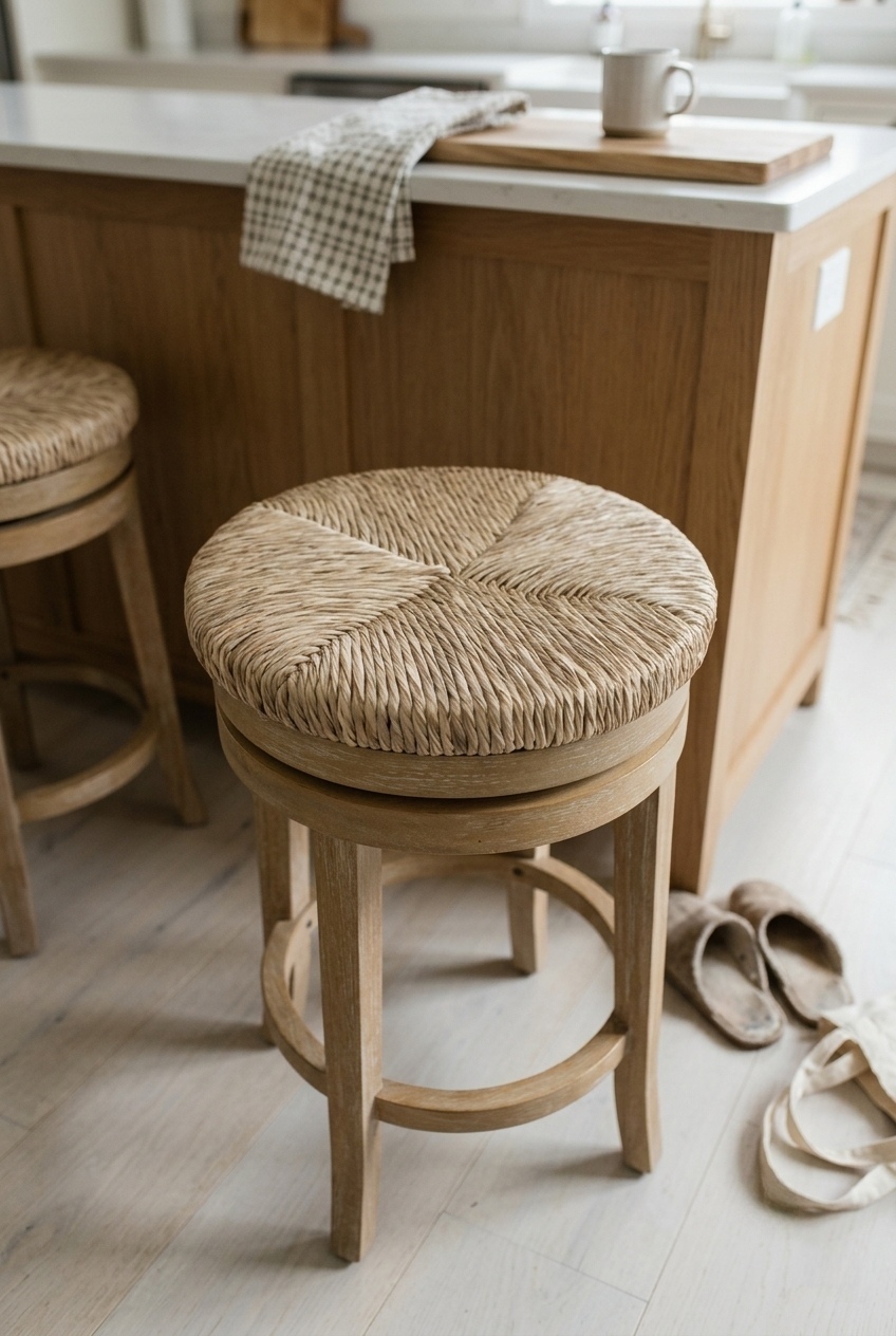 The Warm Texture Your Kitchen Island Has Been Missing