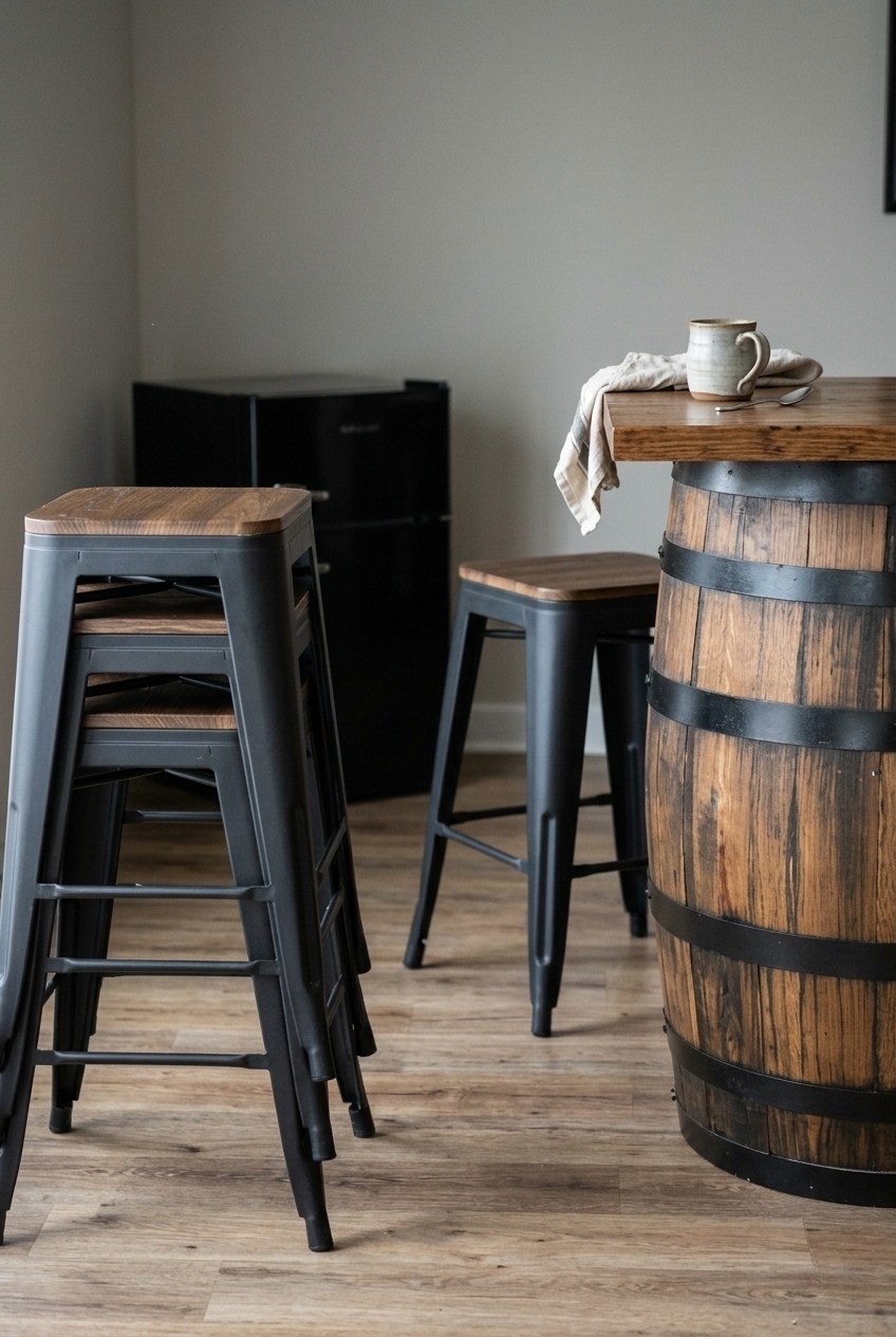 The Industrial Counter Stools That Transformed My Kitchen Island