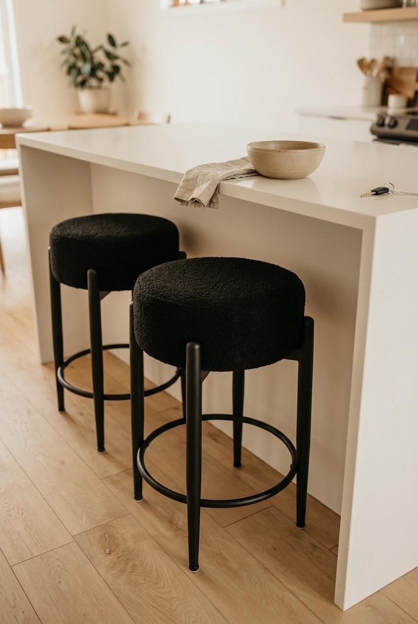 Cozy Up Your Kitchen: The Sherpa Seating Trend I Cannot Stop Thinking About